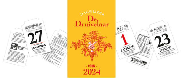 DAGSCHEURKALENDER 2025 DE DRUIVELAAR