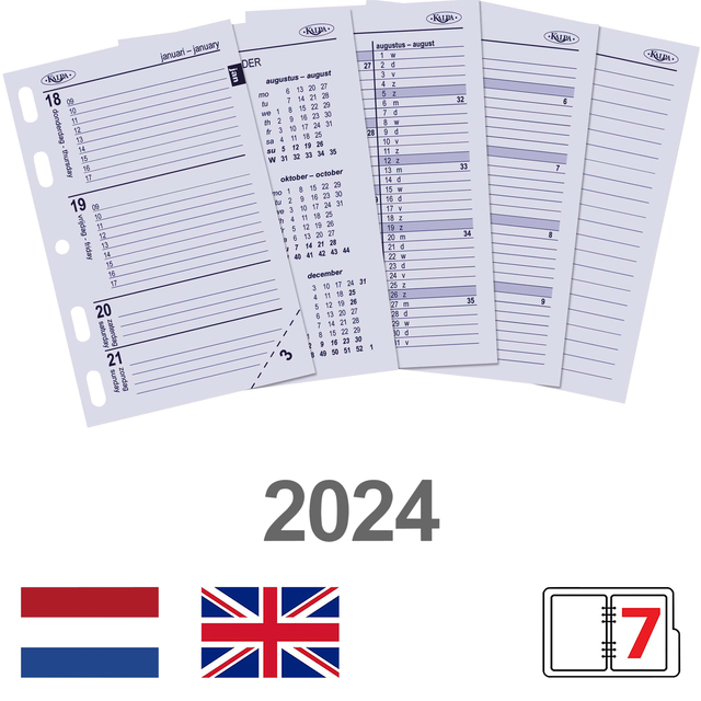 AGENDAVULLING 2026 KALPA MINI 7D/2P