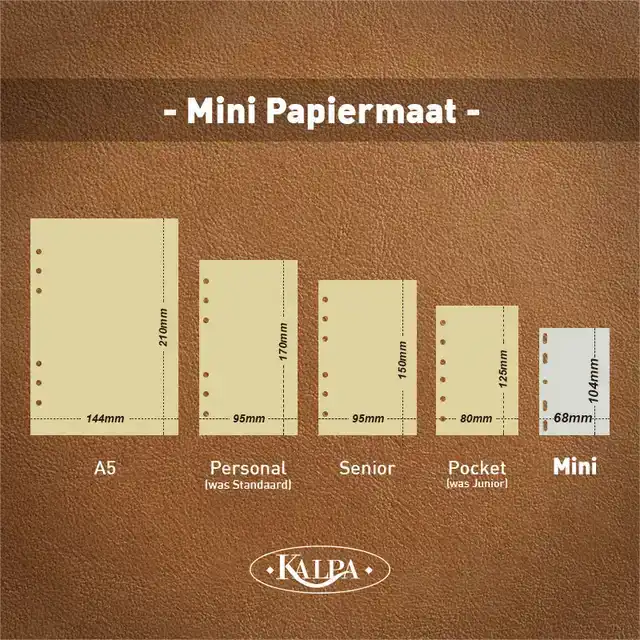 AGENDAVULLING 2026 KALPA MINI 7D/2P