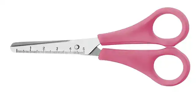 KINDERSCHAAR WESTCOTT 130MM ROND ROZE