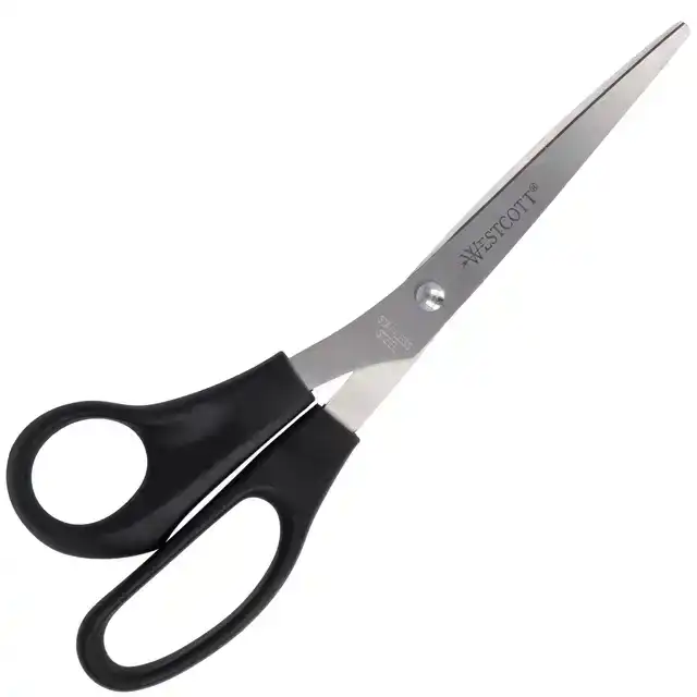 KANTOORSCHAAR WESTCOTT 210MM LINKS RVS