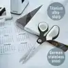 SCHAAR LEITZ WOW 205MM TITANIUM ZWART