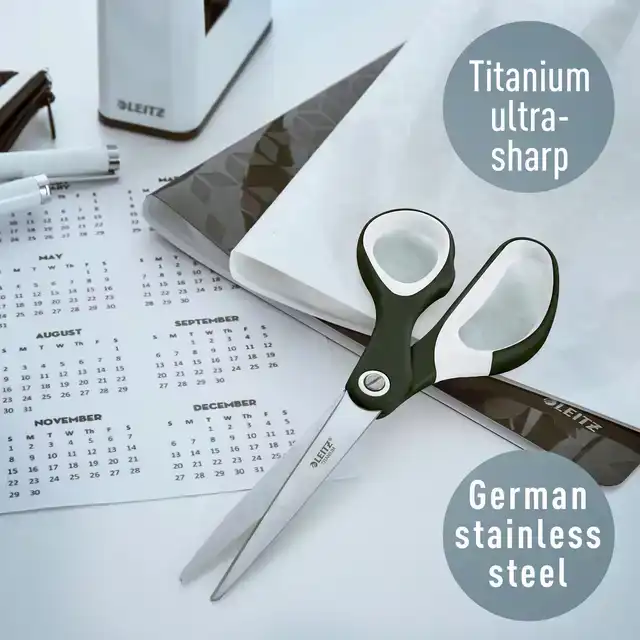 SCHAAR LEITZ WOW 205MM TITANIUM ZWART