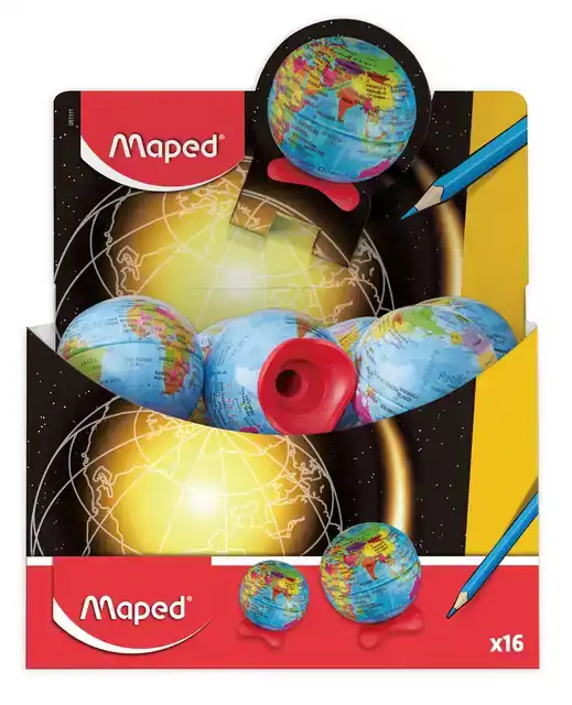 PUNTENSLIJPER MAPED GLOBE DISPLAY Ã¡ 16