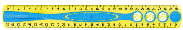 LINIAAL MAPED KIDY'GRIP 30CM ASSORTI