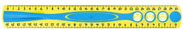 LINIAAL MAPED KIDY'GRIP 30CM ASSORTI