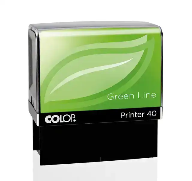 TEKSTSTEMPEL COLOP PRINTER 40 GREEN