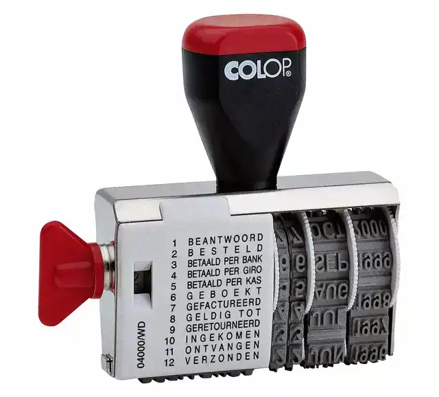 STEMPEL COLOP 04000WD 12 TEKSTEN