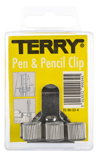 PENHOUDER TERRY CLIP VOOR 3 PEN/POTLOOD
