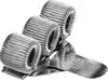 PENHOUDER TERRY CLIP VOOR 3 PEN/POTLOOD