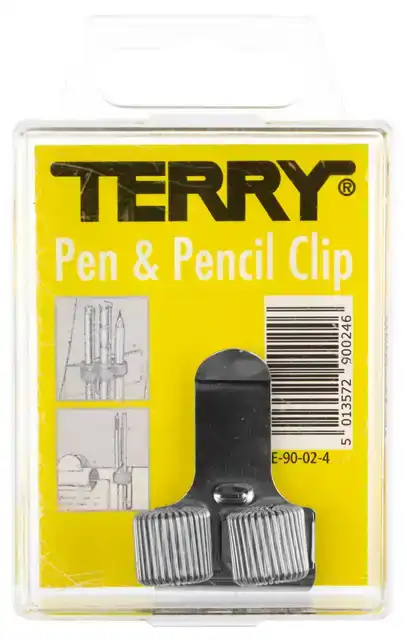 TERRY CLIP VOOR 2 PENNEN EN/OF POTLODEN ZILVER