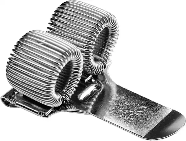 TERRY CLIP VOOR 2 PENNEN EN/OF POTLODEN ZILVER