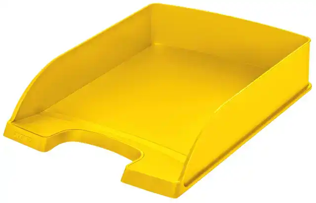 BRIEVENBAK LEITZ PLUS STANDAARD A4 GEEL