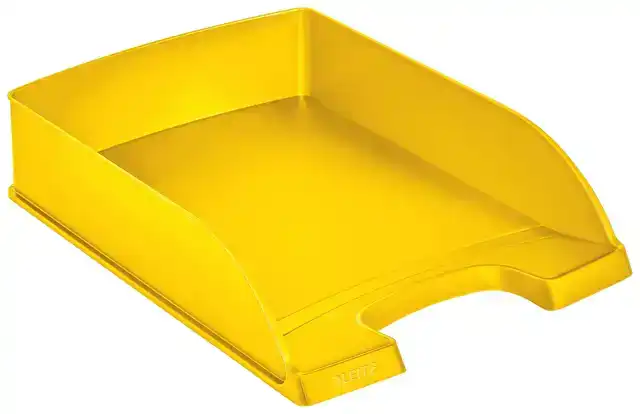 BRIEVENBAK LEITZ PLUS STANDAARD A4 GEEL