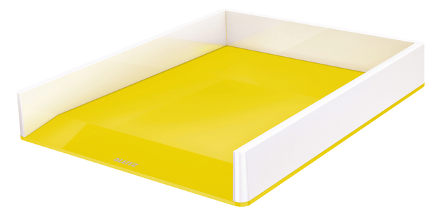 BRIEVENBAK LEITZ WOW A4 WIT/GEEL