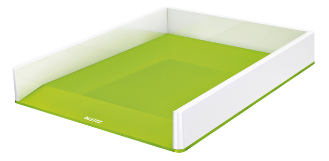 BRIEVENBAK LEITZ WOW A4 WIT/GROEN