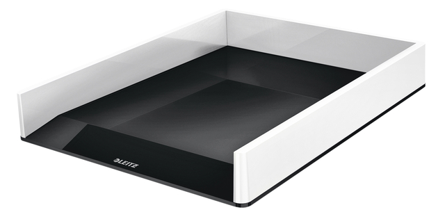 BRIEVENBAK LEITZ WOW A4 WIT/ZWART