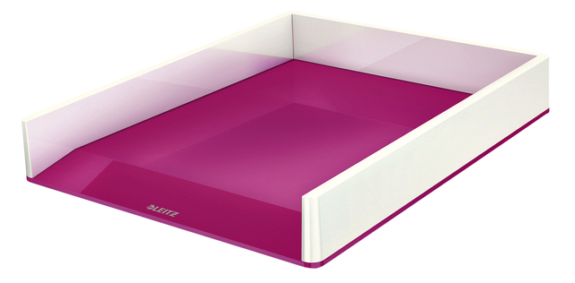 BRIEVENBAK LEITZ WOW WIT/ROZE