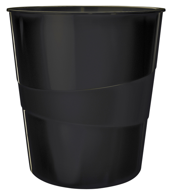PAPIERBAK LEITZ WOW 15 LITER ZWART