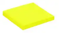 MEMOBLOK QUANTORE 76X76MM NEON GEEL 100