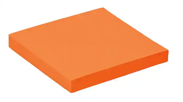 MEMOBLOK QUANTORE 76X76MM NEON ORANJE
