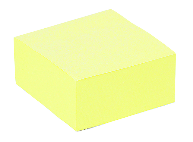 MEMOBLOK QUANTORE 76X76MM GEEL 400