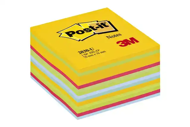 MEMOBLOK POST-IT 2030 76X76MM KUBUS