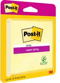 MEMOBLOK 3M POST-IT 6920 SUPER STICKY