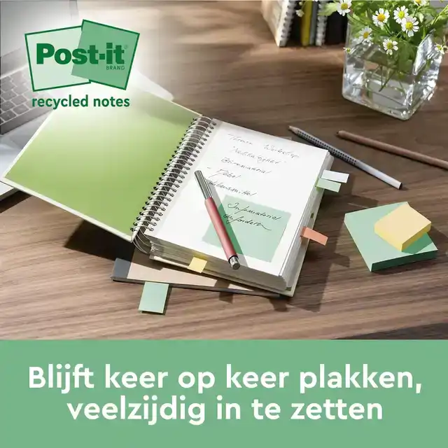 MEMOBLOK POST-IT 653RPT 38X51MM RAINBOW