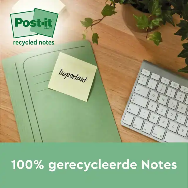 MEMOBLOK POST-IT 655-1B RECYCLED