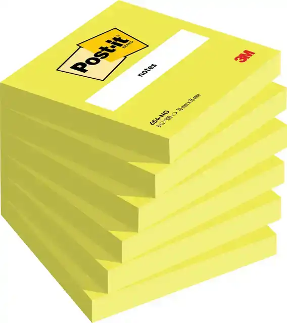 MEMOBLOK POST-IT 654 76X76MM NEON GROEN