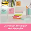 MEMOBLOK POST-IT 654 76X76MM NEON GROEN