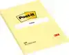 MEMOBLOK POST-IT 659 102X152MM GEEL