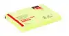 MEMOBLOK QUANTORE 76X101MM GEEL
