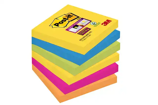 MEMOBLOK POST-IT 654 SUPER STICKY