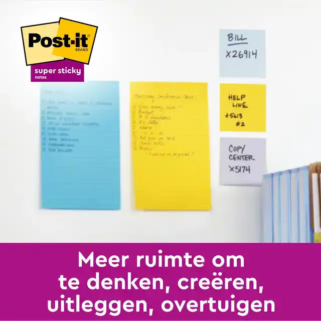 MEMOBLOK 3M POST-IT 4690 SUPERS 101X152