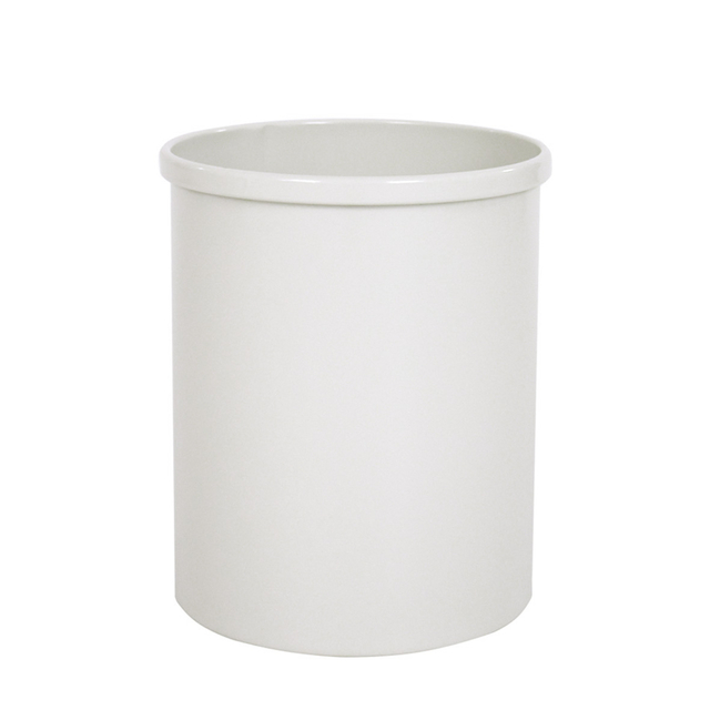 PAPIERBAK ROND 15LTR GRIJSWIT