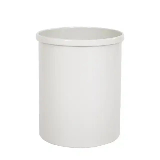 PAPIERBAK ROND 15LTR GRIJSWIT