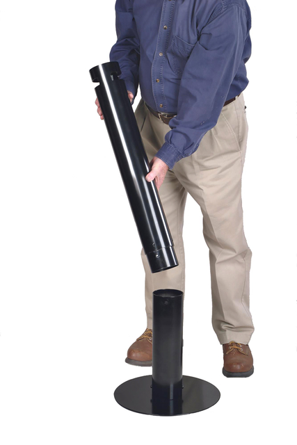 ASBAK RUBBERMAID SMOKERS POLE