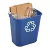 PAPIERBAK RUBBERMAID RECYCLING MEDIUM