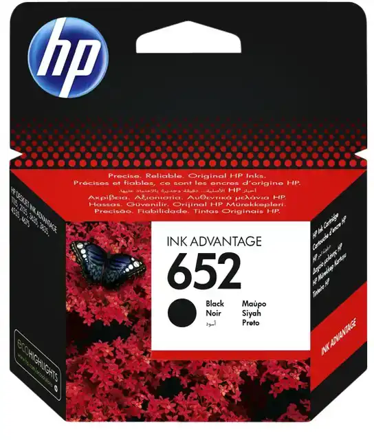 INKTCARTRIDGE HP F6V25AE 652 ZWART