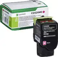 TONERCARTRIDGE LEXMARK C242XM0 ROOD