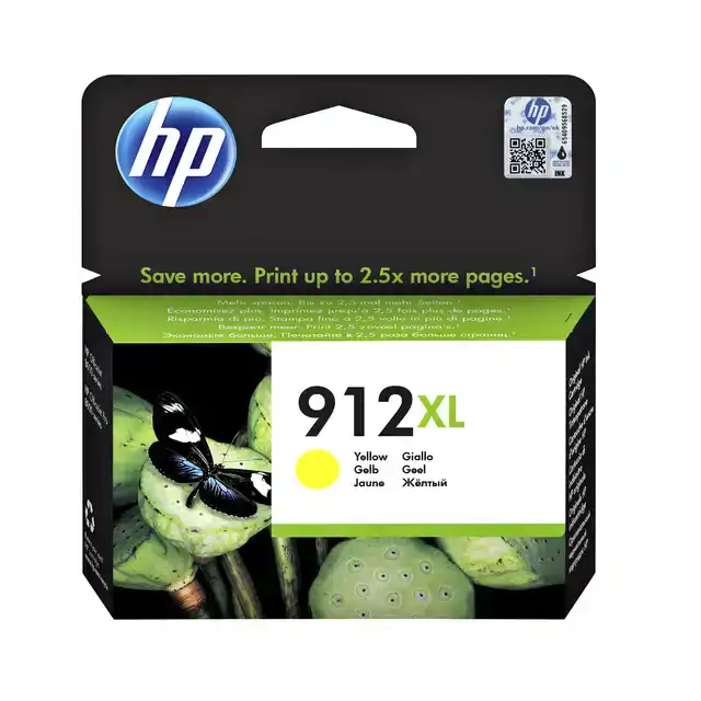INKTCARTRIDGE HP 3YL83AE 912XL GEEL