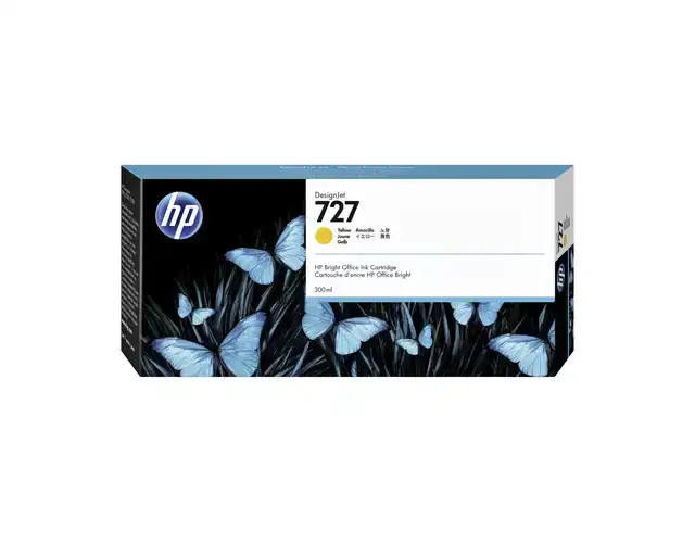 INKTCARTRIDGE HP F9J78A 727 GEEL