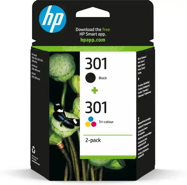 INKTCARTRIDGE HP N9J72AE 301 ZWART +