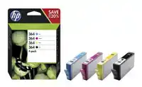 INKTCARTRIDGE HP N9J73AE 364 ZWART + 3