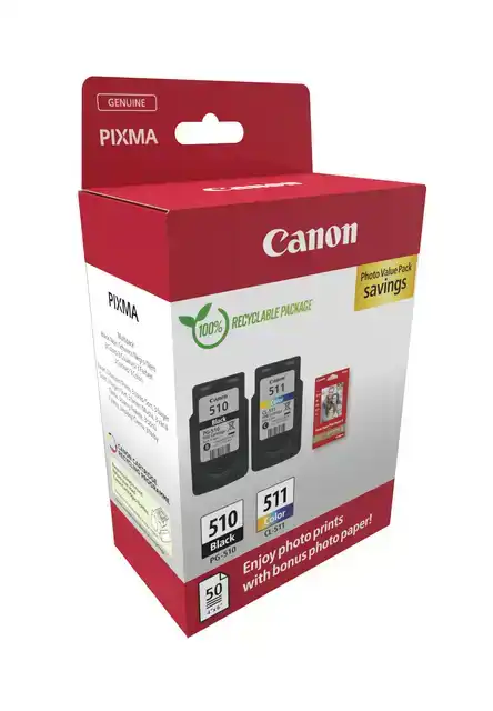 INKTCARTRIDGE CANON PG-510 CL-511 ZW +