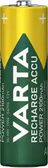 BATTERIJ OPLAADBAAR VARTA 4XAA 2100MAH