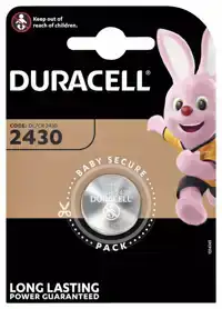 BATTERIJ DURACELL 2430 LITHIUM