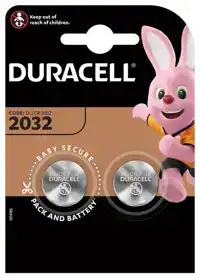 BATTERIJ DURACELL 2032 LITHIUM 2PACK